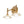 Thehouselights - 2 - Light Brass Wall Sconce with Dome Shade - Wall Lights - Brass - 