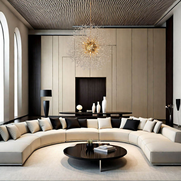Thehouselights-20-Light Oversized Large Luxury Sputnik Firework Chandelier-Chandelier-Brass-