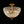 Thehouselights - 3 - Light Brass Crystal Crystal Glass Flush Mount Chandelier - Ceiling Light - Brass - 