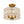 Thehouselights - 3 - Light Brass Crystal Drum Flush Mount Chandelier - Ceiling Light - Brass - 