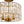 Thehouselights - 3 - Light Brass Crystal Drum Flush Mount Chandelier - Ceiling Light - Brass - 