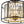 Thehouselights - 3 - Light Cage Crystal Glass Drum Semi Flush Ceiling Light - Ceiling Light - Black - 