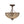 Thehouselights - 3 - Light Crystal Dark Bronze Crystal Glass Flush Mount Chandelier - Ceiling Light - Bronze - 