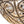 Thehouselights - 3 - Light Crystal Dark Bronze Crystal Glass Flush Mount Chandelier - Ceiling Light - Bronze - 
