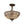 Thehouselights - 3 - Light Crystal Dark Bronze Crystal Glass Flush Mount Chandelier - Ceiling Light - Bronze - 