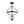 Thehouselights - 3 - Light Lantern Clear Glass Pendant Light - Pendant - Black - 
