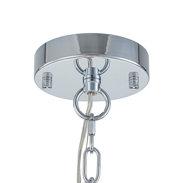 Thehouselights-3-Light Up Down Crystal Shade Chrome Chandelier-Chandelier-3-Light-