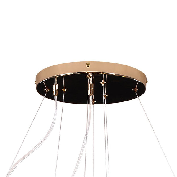 Thehouselights-32-Light Modern Large 2-Tiers Firework Chandelier-Chandelier-Brass-