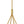Thehouselights - 4 - Light Cone Fabric Shade Chandelier - Chandelier - Brass - 