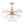 Thehouselights-4-Light Glass Sunburst Sputnik Semi-Flush Mount Chandelier-Ceiling Light-Gold-