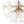 Thehouselights-4-Light Glass Sunburst Sputnik Semi-Flush Mount Chandelier-Ceiling Light-Gold-