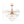 Thehouselights-4-Light Glass Sunburst Sputnik Semi-Flush Mount Chandelier-Ceiling Light-Gold-
