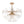 Thehouselights-4-Light Glass Sunburst Sputnik Semi-Flush Mount Chandelier-Ceiling Light-Gold-