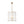 Thehouselights - 4 - Light Hammer Glass Lantern Pendant Light - Pendant - Brass - 