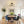 Thehouselights - 4 - Light Minimalist Sputnik Semi Flush Light - Chandelier - Black+Brass - 