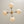 Thehouselights - 4 - Light Sputnik Semi Open Glass Shade Chandelier - Chandelier - Brass - 