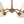 Thehouselights - 4 - Light Sputnik Semi Open Glass Shade Chandelier - Chandelier - Brass - 