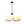 Thehouselights - 5 - Light Cylinder Fabric Shade Chandelier - Chandelier - Black - 