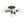 Thehouselights - 5 - Light Glass Bubble Semi Flush Mount - Chandelier - Clear Glass - 