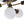 Thehouselights - 5 - Light Glass Bubble Semi Flush Mount - Chandelier - Clear Glass - 