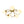 Thehouselights - 5 - Light Opal Glass Ring Sputnik Bubble Semi Flush Chandelier - Chandelier - Brass - 