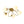 Thehouselights - 5 - Light Opal Glass Ring Sputnik Bubble Semi Flush Chandelier - Chandelier - Brass - 