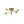 Thehouselights - 5 - Light Swirl Sputnik Semi Flush Light - Chandelier - Brass - 