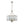 Thehouselights - 6 - Light Geometric Flower Glass Crystal Chandelier - Chandelier - Brushed Silver - 