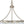 Thehouselights - 6 - Light Geometric Flower Glass Crystal Chandelier - Chandelier - Brushed Silver - 