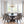 Thehouselights - 6 - Light Geometric Flower Glass Crystal Chandelier - Chandelier - Brushed Silver - 