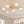 Thehouselights - 6 - Light Glass Branching Sputnik Semi Flush Chandelier - Chandelier - 6 - Light - 