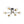Thehouselights-6-Light Glass Bubble Sputnik Semi Flush Chandelier-Chandelier-Clear Glass-