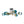 Thehouselights - 6 - Light Glass Bubble Sputnik Semi Flush Chandelier - Chandelier - Smoky Gray Glass - 