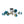 Thehouselights - 6 - Light Glass Bubble Sputnik Semi Flush Chandelier - Chandelier - Smoky Gray Glass - 
