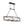 Thehouselights - 6 - Light Ice Glass Linear Island Chandelier - Chandelier - Black - 