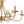 Thehouselights - 6 - Light Modern Brass Candle Chandelier - Chandelier - Brass - 