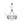Thehouselights - 8 - Light Glass Round Chandelier Pendant Light - Chandelier - Black - 