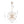 Thehouselights-8-Light Glass Sunburst Sputnik Chandelier-Chandelier-Gold-