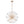 Thehouselights-8-Light Glass Sunburst Sputnik Chandelier-Chandelier-Gold-