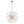 Thehouselights-8-Light Glass Sunburst Sputnik Chandelier-Chandelier-Gold-