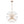 Thehouselights-8-Light Glass Sunburst Sputnik Chandelier-Chandelier-Gold-