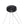 Thehouselights-8-Light Modern Round Crystal Chandelier-Chandelier-Black-