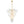Thehouselights - 9/12 - Light Designer Glass Strip Brass Chandelier - Chandelier - 12 Bulbs - 