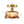 Thehouselights-Amber Glass Drum Semi Flush Mount-Ceiling Light-1-Light-
