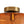 Thehouselights-Amber Glass Round Semi Flush Mount-Ceiling Light-1-Light-