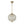 Thehouselights - Antique Brass Crystal Orb Chandelier - Chandelier - 1 - Light - 
