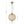 Thehouselights - Antique Brass Crystal Orb Chandelier - Chandelier - 1 - Light - 