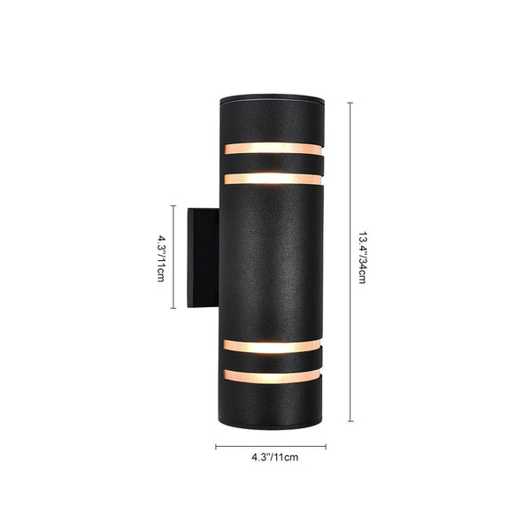 Thehouselights - Armed Outdoor Wall Sconce with Dusk to Dawn - Wall Lights - 1 Pack - 