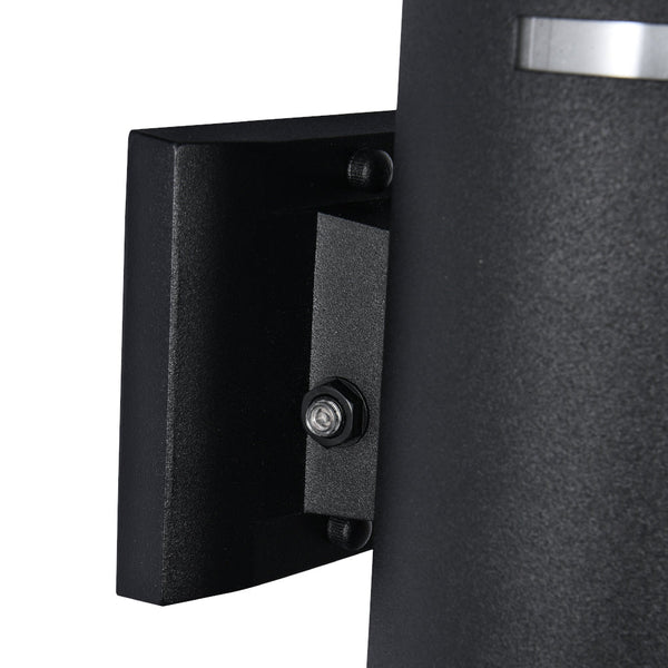 Thehouselights - Armed Outdoor Wall Sconce with Dusk to Dawn - Wall Lights - 1 Pack - 