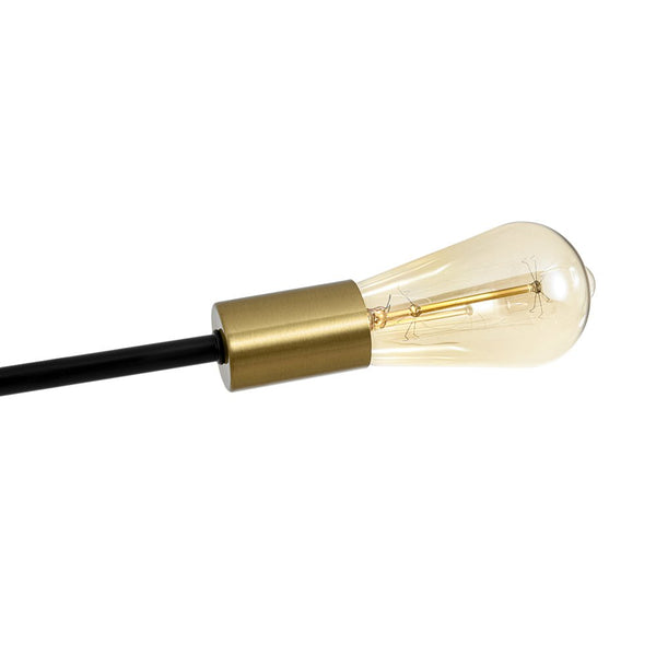 Thehouselights - Black Brass Sputnik Chandelier - Chandelier - Black+Brass - 
